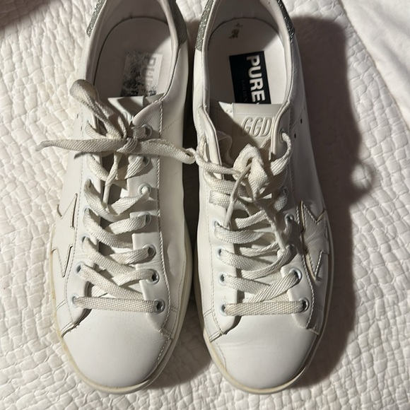 Authentic Purestar Golden Goose women’s 41 . Glitter on heel - Picture 10 of 13